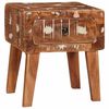 vidaXL End Tables Brown 15.75 x 12.60 x 18.11 in Solid Reclaim Wood