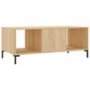 vidaXL Coffee Table Sonoma Oak Engineered Wood Medium Coffee Table