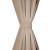 vidaXL 2 pcs Cream Slot-Headed Blackout Curtains 53.1 x 96.5"