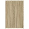 vidaXL Desk Sonoma Oak Engineered Wood 39.4 x 19.3 x 29.5 in
