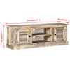 vidaXL TV Cabinet Rustic TV Cabinet Rectangular Rustic Doors