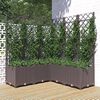vidaXL Garden Planter Brown Polypropylene Large Planters