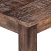 vidaXL Coffee Table Dark Brown Solid Mango Wood Small Durable