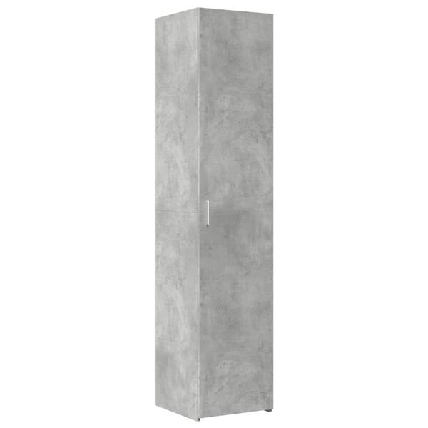 vidaXL Highboard Concrete Grey Engineered wood Highboard Rectangular
