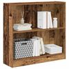 vidaXL Bookcase Old wood Engineered wood 31.5 x 9.4 x 29.9 in Bookcase