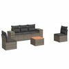 vidaXL Garden Sofa Set Grey
