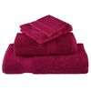 vidaXL Hand Towel Set of 10 Bordeaux 100% cotton 19.7 x 39.4 in