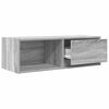 vidaXL TV Cabinet Set of 2 Grey Sonoma Engineered Wood Standard