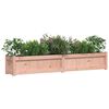 vidaXL Garden Planter Set of 2 Natural Wood Solid douglas wood Large