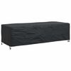 vidaXL Furniture Cover Plain Black 106.30 x 43.31 x 27.56 in 420D