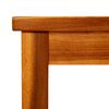 vidaXL Coffee Table Natural Wood Solid Acacia Wood 17.7x17.7 in Simple