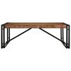 vidaXL Coffee Table Multicolor Solid reclaimed wood, powder-coated steel
