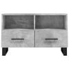 vidaXL TV Cabinet Concrete Grey Engineered Wood Medium TV Cabinet