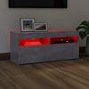 vidaXL TV Cabinet Concrete grey Engineered wood 35.4 x 13.8 x 15.7 in