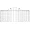 vidaXL Gabion Basket Set of 30 Silver Galvanized iron