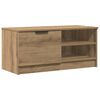 vidaXL TV Cabinet Set of 2 Artisan oak Engineered wood 31.5x13.8x14.4 in