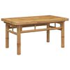vidaXL Coffee Table Natural Bamboo Bamboo Small Coffee Table