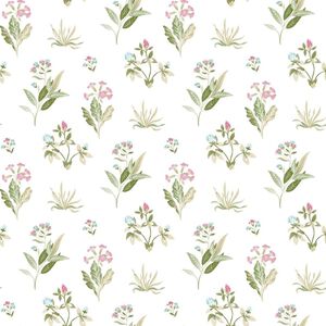 Noordwand Wallpaper White, Green Nonwoven Standard Durable Wallpaper