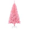 vidaXL Artificial Christmas Tree Pink PVC 59 in