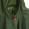 vidaXL Rain Poncho with Hood 2-in-1 Design Green 87.8"x57.1"