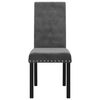 vidaXL Dining Chairs 2 pcs Dark Gray Velvet