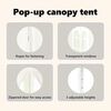 vidaXL Party Tent Cream 210D oxford fabric Regular size for a party tent