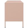 vidaXL TV Cabinet Pink Steel 26.8 x 15.4 x 19.9 in TV Cabinet