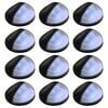 vidaXL Solar Lamp Set of 12 Black Polypropylene Small Solar