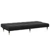vidaXL Sofa Bed Black Velvet (100% polyester), wood, metal, foam