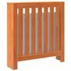 vidaXL Radiator Cover Wax Brown 31.3"x7.5"x33.1" Solid Wood Pine