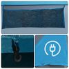 vidaXL Family Tent Tipi 10-Person Blue Waterproof