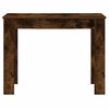 vidaXL Desk Smoked Oak Engineered Wood 39.4x17.7x29.5 in Desk