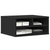 vidaXL Printer Stand Black 19.3"x15.7"x8.9" Engineered Wood
