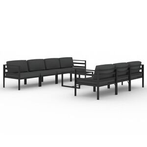 vidaXL Garden Lounge Set Anthracite