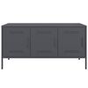 vidaXL TV Cabinet Anthracite Steel Medium TV Cabinet Rectangular