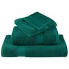 vidaXL Bath Towel Set of 4 Green 100% Cotton 39.4 x 59.1 in Bath Towel