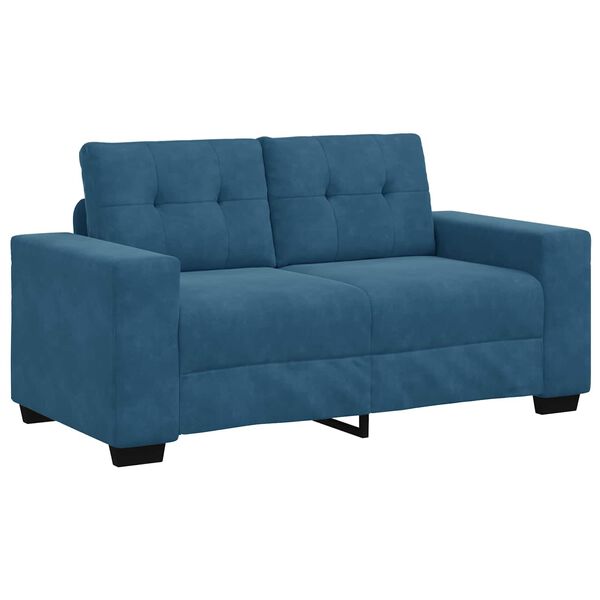 vidaXL Sofa Blue 62.99 x 30.31 x 32.28 in Fabric