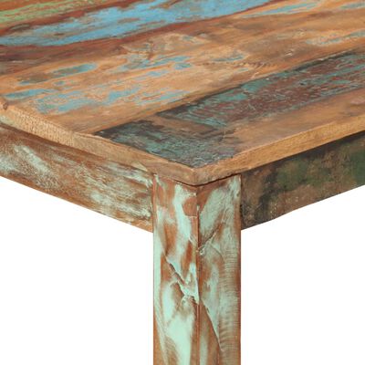 vidaXL Dining Table 43.3"x23.6"x29.9" Solid Reclaimed Wood