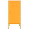 vidaXL Storage Cabinet Mustard Yellow Steel Medium Storage Cabinet