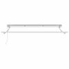 vidaXL Awning Frame Retractable Manual White 118.1" x 78.7