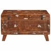 vidaXL Storage Box with Storage 70 x 35 x 40 cm solid reclaimed wood