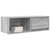 vidaXL TV Cabinet Set of 2 Grey Sonoma Engineered Wood Standard