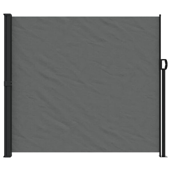 vidaXL Retractable Side Awning Anthracite