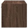 vidaXL Wall Cabinet Brown Oak Engineered Wood Medium Cabinet