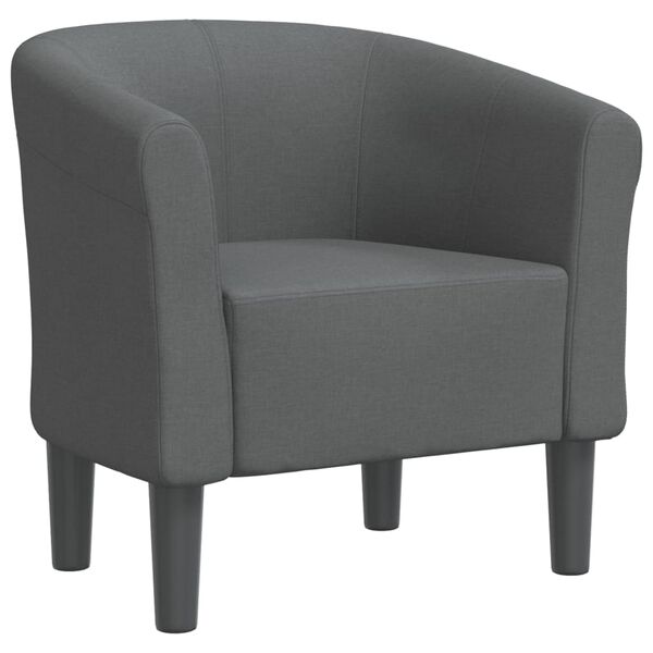 vidaXL Tub Chair Dark Grey