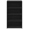 vidaXL Highboard Black Engineered wood Medium Highboard Rectangular