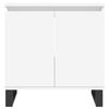 vidaXL Bathroom Cabinet White Engineered wood, iron Medium