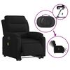 vidaXL Electric Stand up Massage Recliner Chair Black Velvet