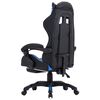 vidaXL Racing Chair Blue and black