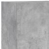 vidaXL TV Wall Unit Concrete grey Engineered wood 5 Piece Set